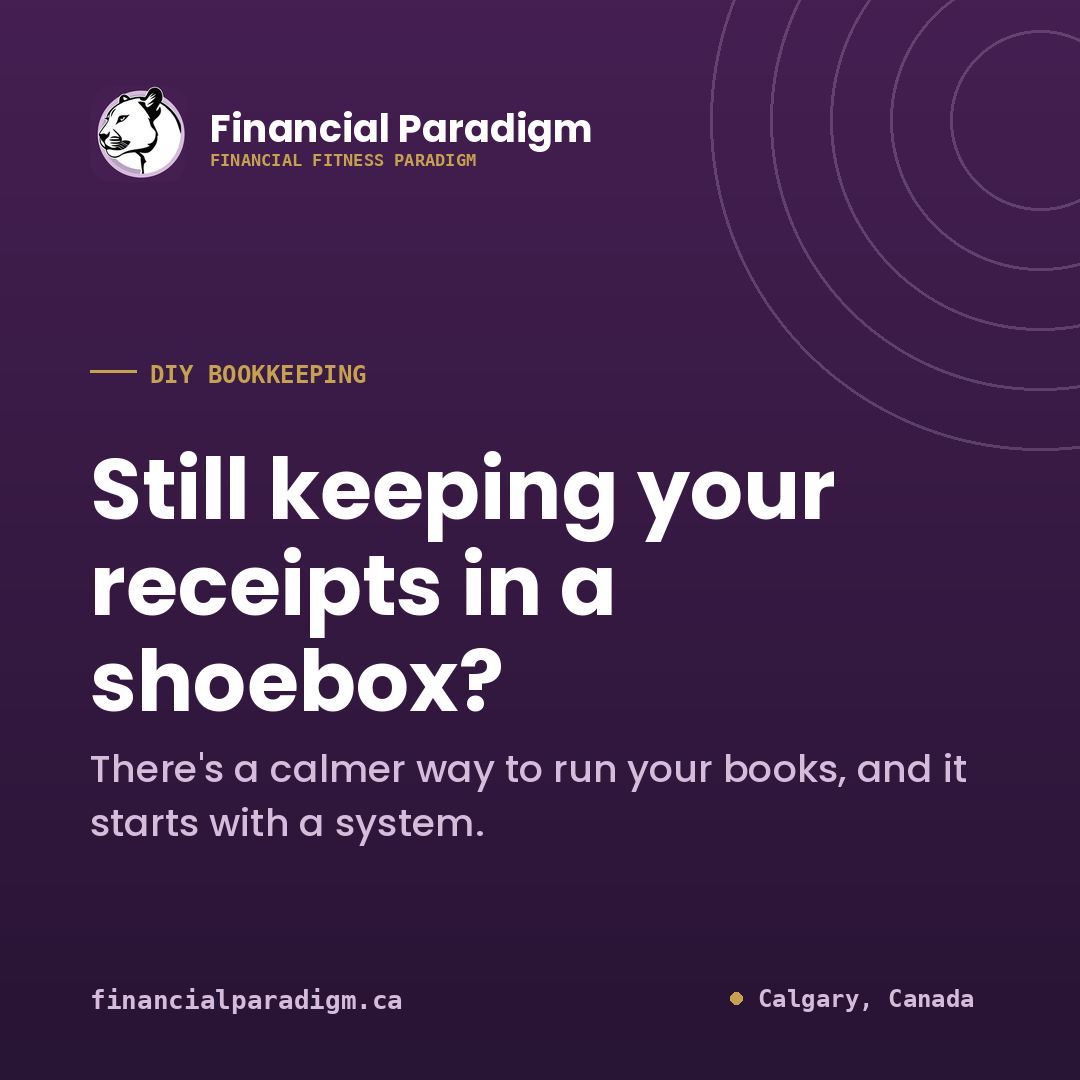 Small business owner working through their finances